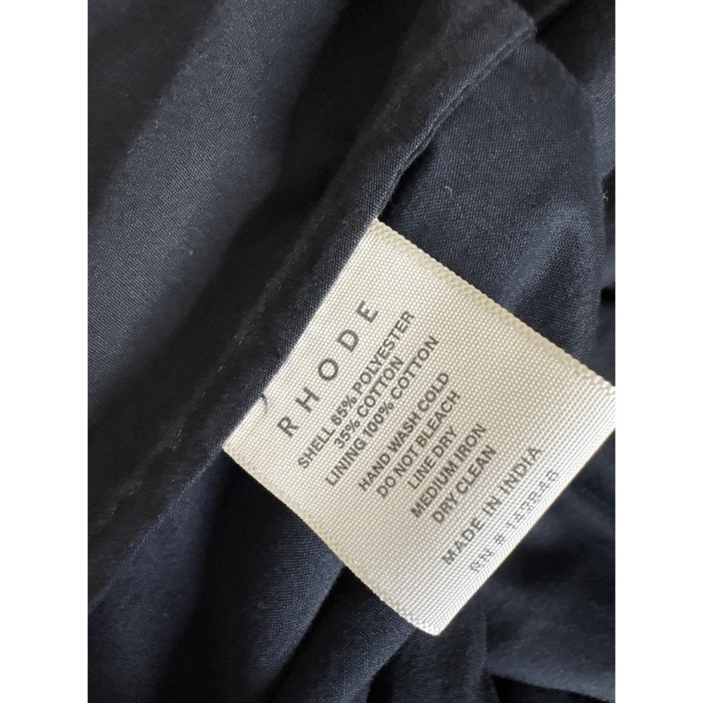 Rhode Black Eyelet Mini Dress Size XS - Picture 4 of 4